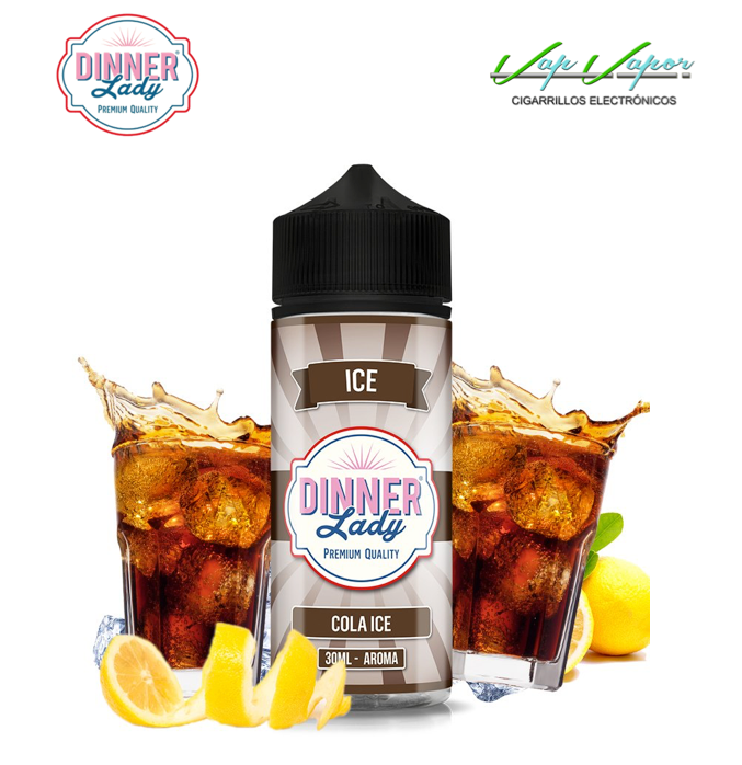 AROMA Cola ICE 30ml (en botella de 120ml) Longfill Dinner Lady 