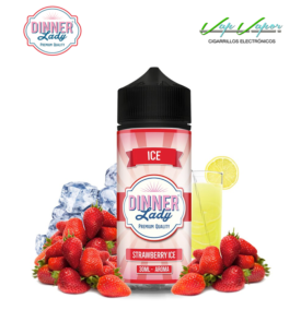 CONCENTRATE Strawberry ICE 30ml (bottle 120ml) Longfill Dinner Lady 