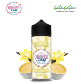 CONCENTRATE Vanilla Custard 30ml (bottle 120ml) Longfill Dinner Lady 