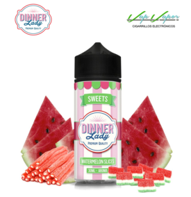 AROMA Watermelon Slices 30ml (en botella de 120ml) Longfill Dinner Lady 