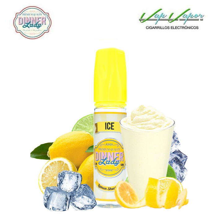 Dinner Lady Lemon SHERBET - ICE - 50ml (0mg)