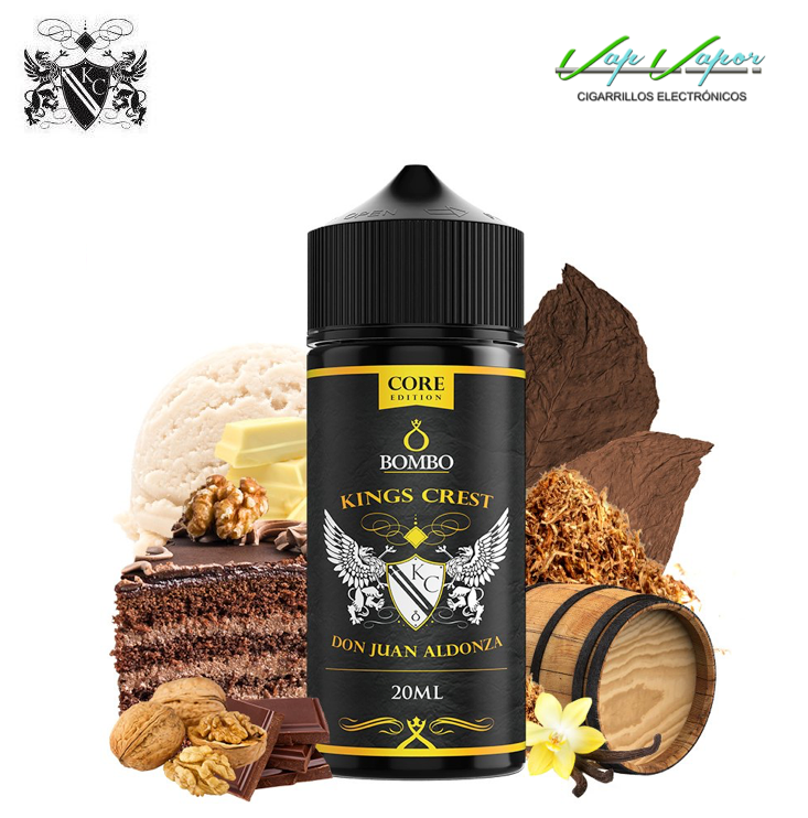 FLAVOUR - Core Edition - Don Juan Aldonza 20ml Longfill (bottle 120ml) Kings Crest