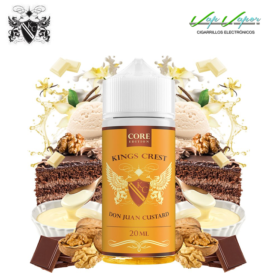 FLAVOUR - Core Edition - Don Juan Custard 20ml Longfill (bottle 120ml) Kings Crest