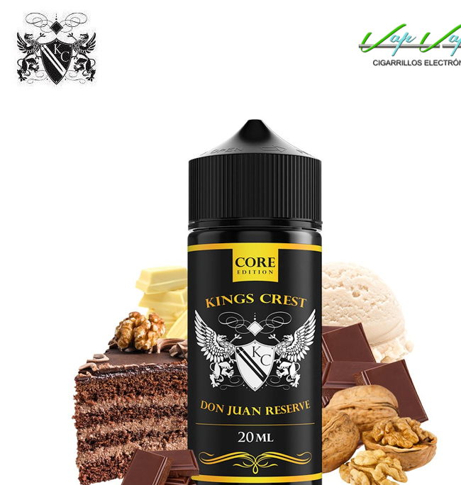 FLAVOUR - Core Edition - Don Juan Reserve 20ml Longfill (bottle 120ml) Kings Crest
