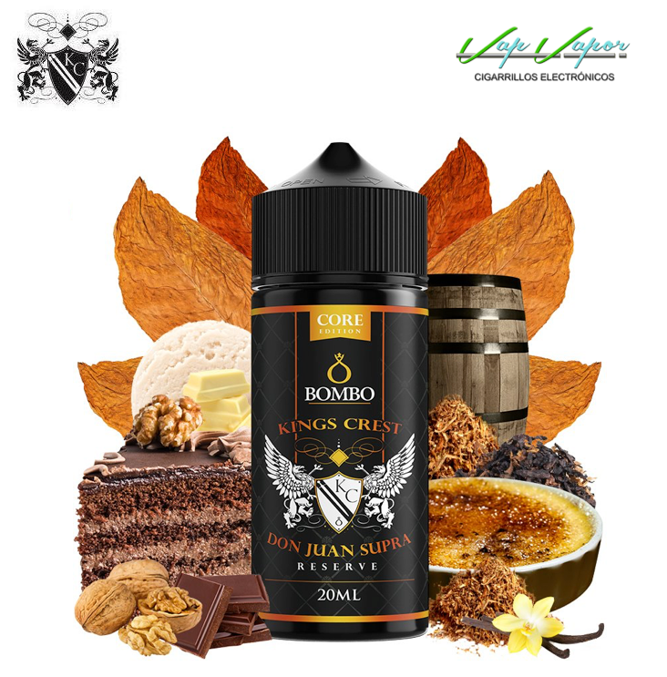 AROMA - Core Edition - Don Juan Supra Reserva 20ml Longfill (en botella de 120ml) Kings Crest