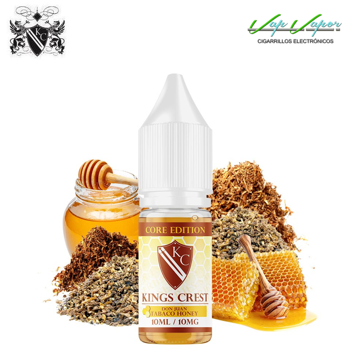 SALES Core Edition Don Juan TABACO HONEY Kings Crest 10ml (10mg/15mg/20mg) 