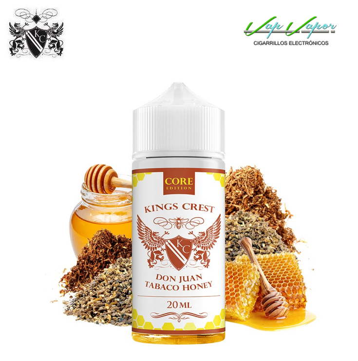 AROMA - Core Edition - Don Juan Tabaco Honey 20ml Longfill (en botella de 120ml) Kings Crest