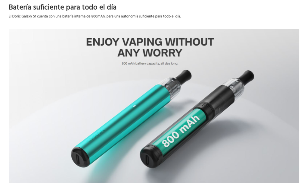 OFERTA!!! Pod Doric Galaxy S1 Voopoo 800mah 16W - Ítem6