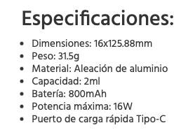 OFERTA!!! Pod Doric Galaxy S1 Voopoo 800mah 16W - Ítem8