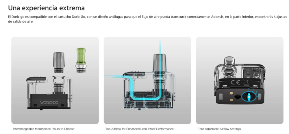 Doric Go 2600mah 30W Voopoo - Ítem3