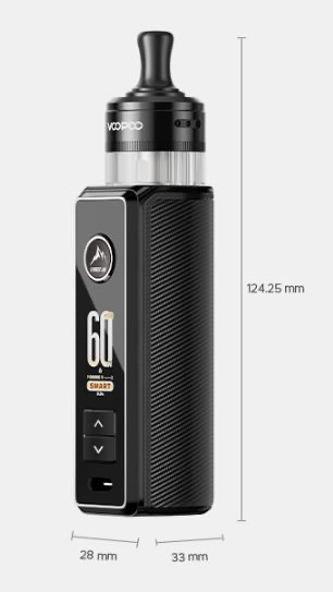 OFERTA!!! DRAG S3 3000mah 60W 2ml Voopoo (pnp-x) - Ítem5