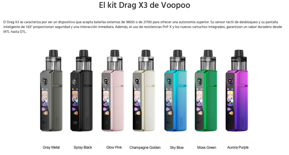 PROMOTION!! DRAG X3 80W 2ml Voopoo - Item2