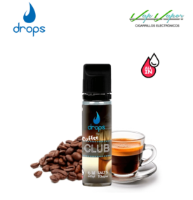 AROMA DROPS All in Coffee Club 10ml (para hacer 60ml) con nicotina de 3mg/10mg/20mg