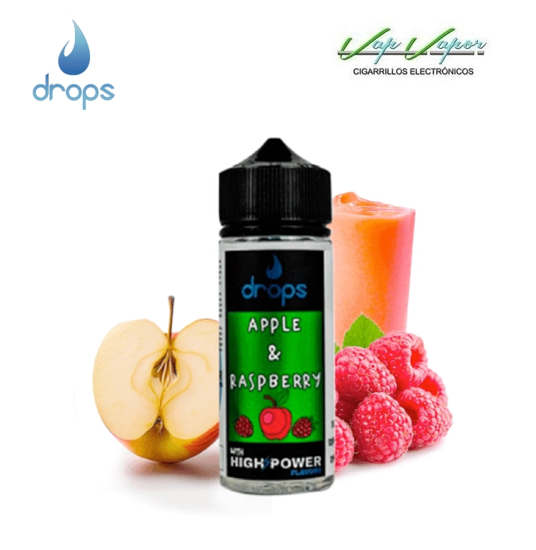 AROMA Apple and Raspberry (Manzana y Frambuesa) Drops Bar 40ml (longfill botella 120ml) 