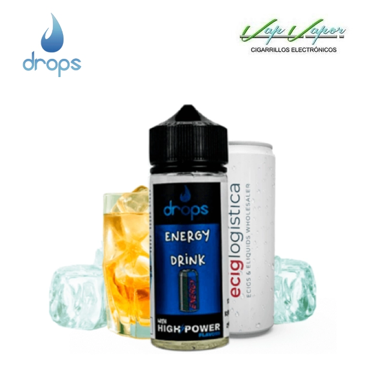 AROMA DROPS Bar Energy Drink 16ml Longfill (en botella de 120ml) (Bebida Energética) - Ítem1
