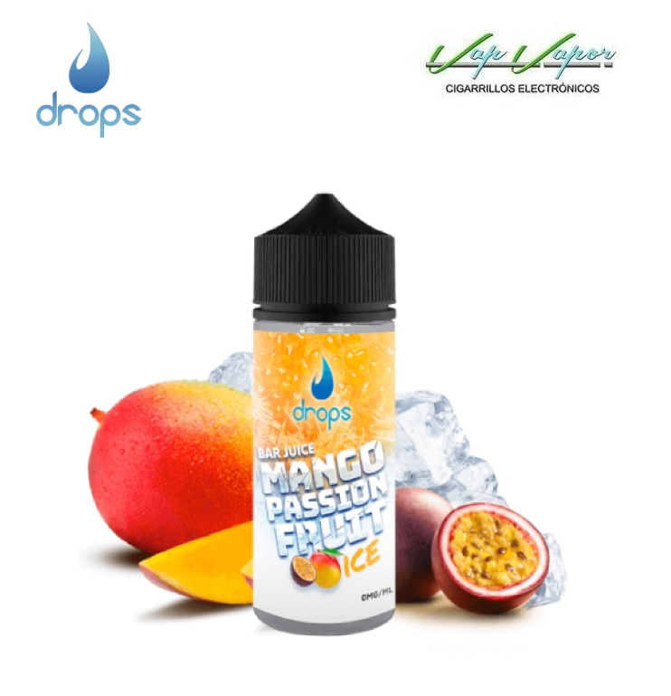 AROMA Drops MANGO PASSION FRUIT ICE Bar Juice 60ml (longfill botella 120ml)