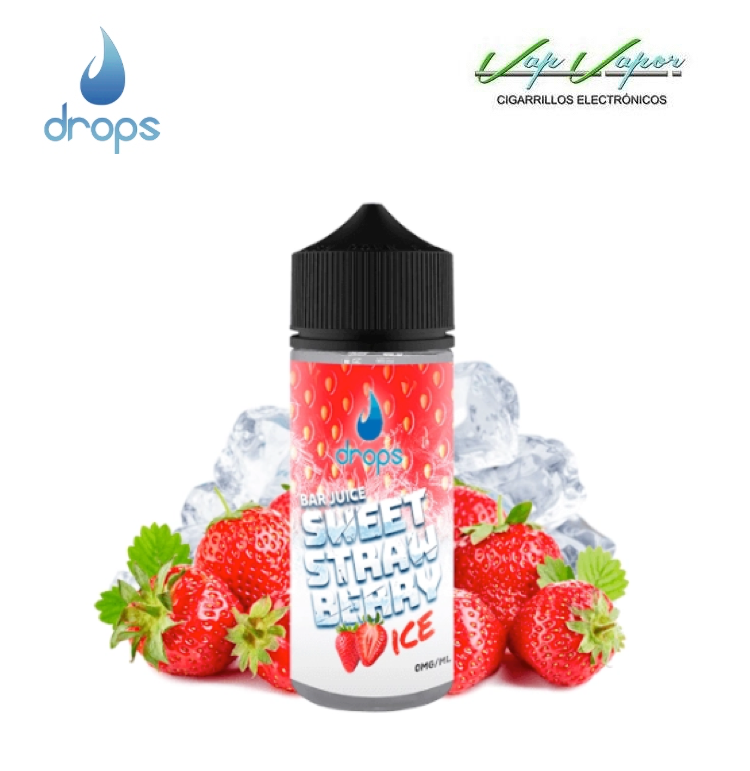 AROMA Drops SWEET STRAWBERRY ICE Bar Juice 60ml (longfill botella 120ml)