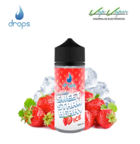 AROMA DROPS BAR Juice Sweet Strawberry ICE 16ml Longfill (en botella de 120ml) (Fresa, hielo)