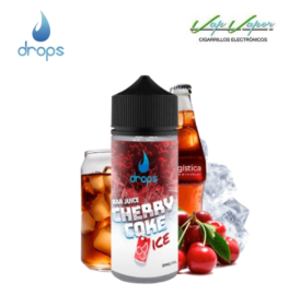  AROMA DROPS BAR JUICE Cherry Coke ICE 16ml Longfill (en botella de 120ml) (cereza, cola, hielo)