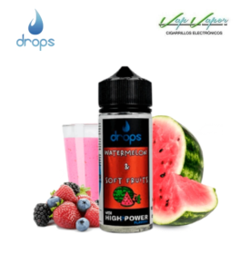 AROMA DROPS BAR Watermelon and Soft Fruits 16ml Longfill (en botella de 120ml)