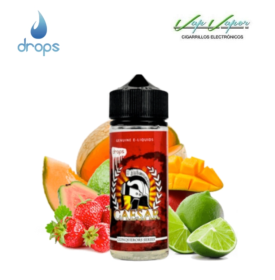 AROMA DROPS CAESAR 16ml Longfill (en botella de 120ml) (melón, melón galia, mango, lima, fresa, guayaba)