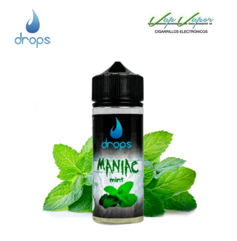 AROMA DROPS Maniac Mint 40ml (longfill botella 120ml) Menta Natural