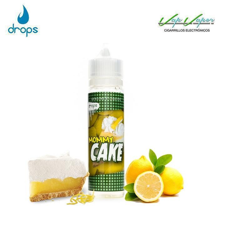 DROPS - Mommy Cake 10ml / 50ml (0mg) / 60ml (3mg) Pastel de Limón (30%PG/70%VG) - Ítem1