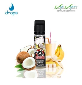 DROPS Poker Fruits Coco Banana Milkshake 50ml (0mg) (30%PG/70%VG)
