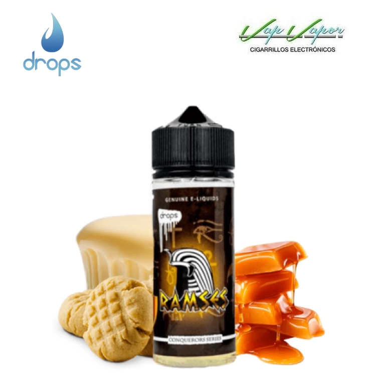 AROMA DROPS RAMSES 40ml (longfill botella 120ml) Galletas, Caramelo