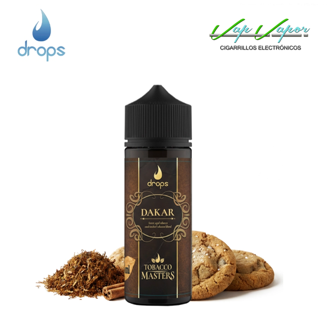 AROMA Drops Tobacco Masters DAKAR 10ml (en botella de 120ml) 