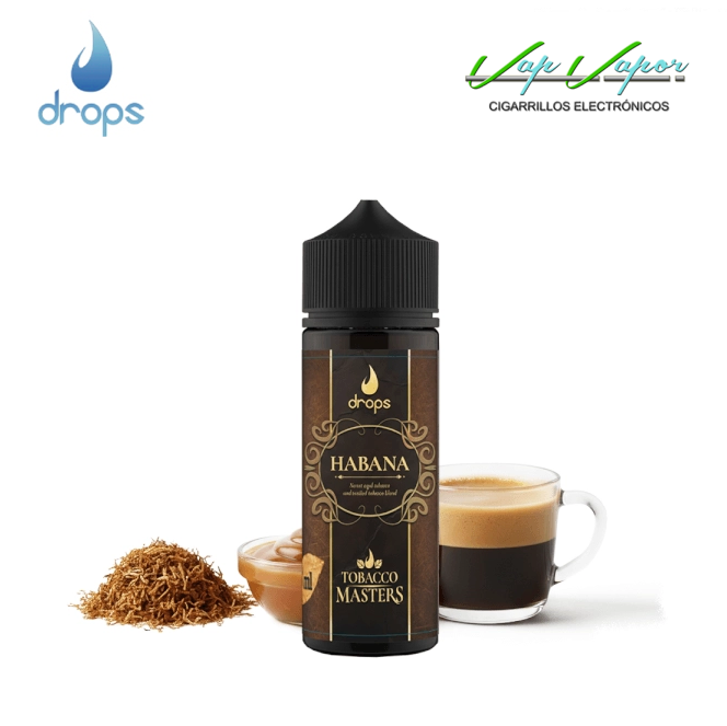 FLAVOUR Drops Tobacco Masters HABANA 10ml (inside 120ml bottle) 