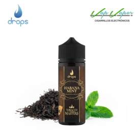AROMA Drops Tobacco Masters HABANA MINT 10ml (en botella de 120ml) 