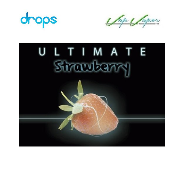 DROPS - Ultimate Strawberry (Fresa) 10ml / TRIPACK (3x10ml)
