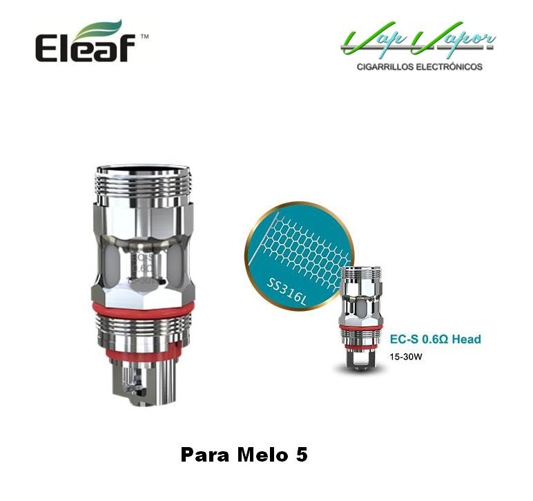 Coils EC-S 0.6ohm para Melo 5 Eleaf (1 coil)