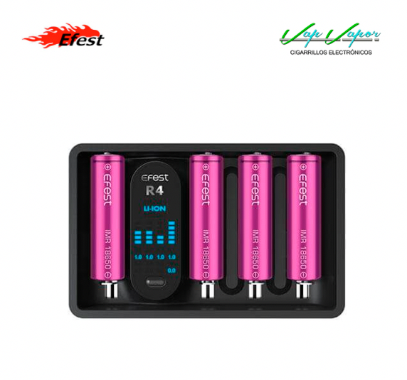 Cargador Efest iMate R4 