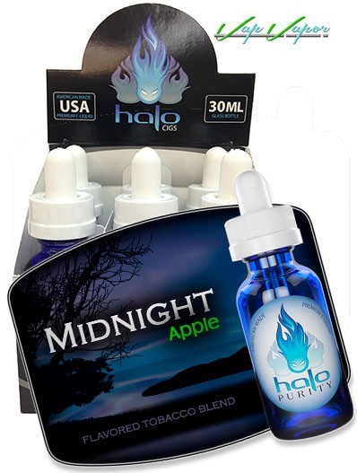 PACK 180ml - Halo - Midnight Apple ( Apple and Tobacco)