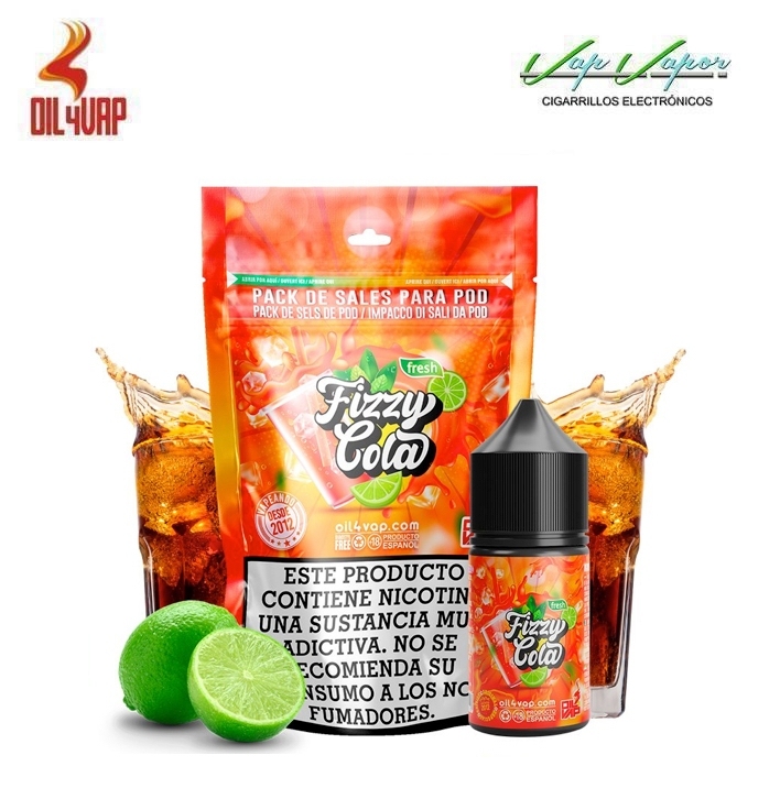 OFERTA!! SALES FIZZY COLA Pack 23ml/30ml (9mg/18mg) Oil4Vap 