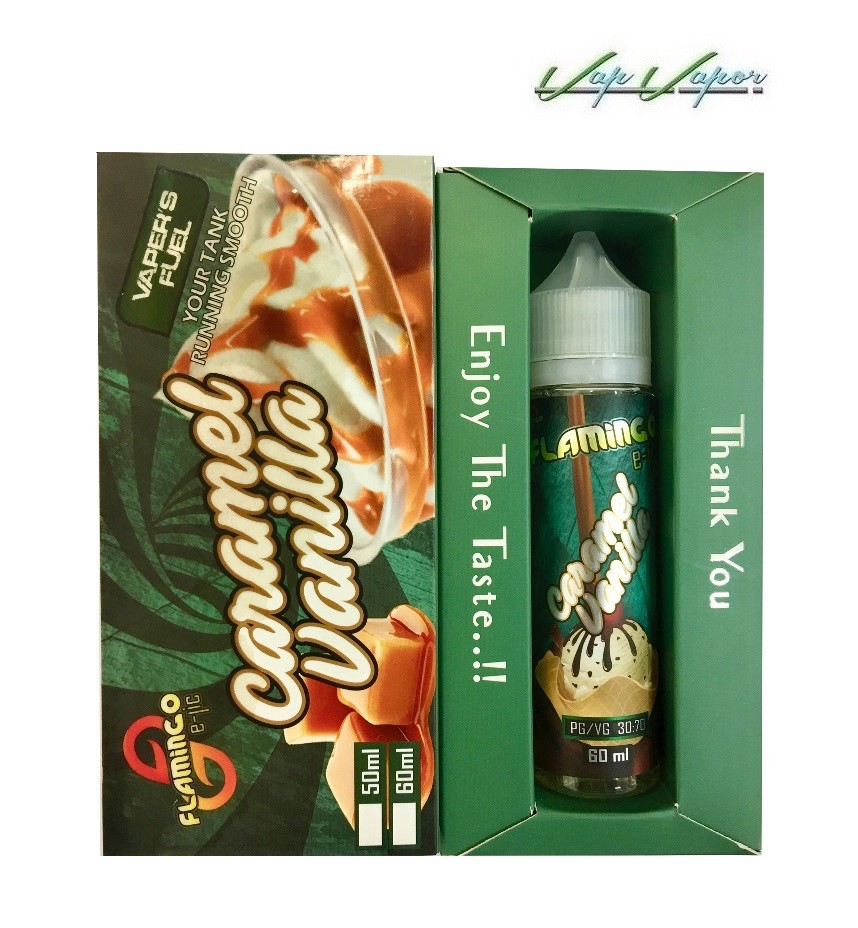 Vanilla Caramel 50ml 0mg Flamingo