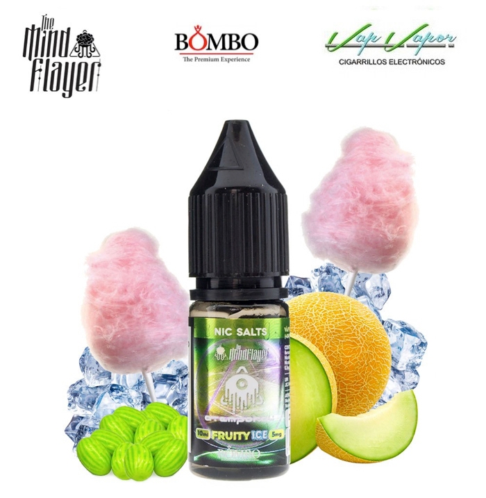 SALTS Atemporal Fruity ICE 10ml (10mg/ 20mg) The Mind Flayer & Bombo (Melon, Bubble Gum, Cotton Candy) + FRESHNESS