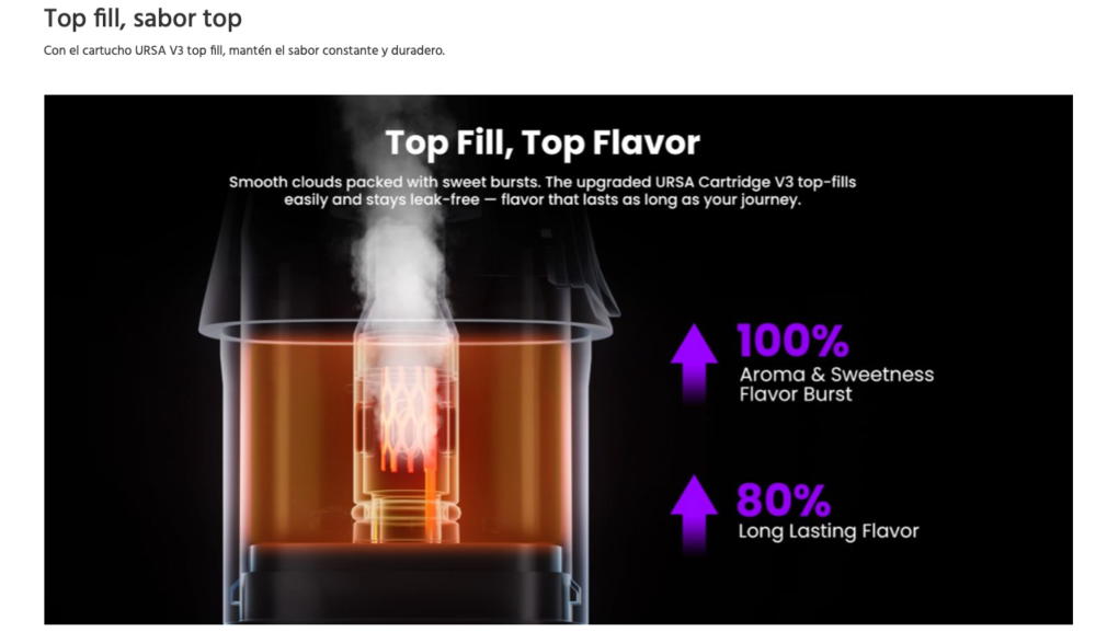 Galaxy T360 1200mah Lost Vape - Ítem5