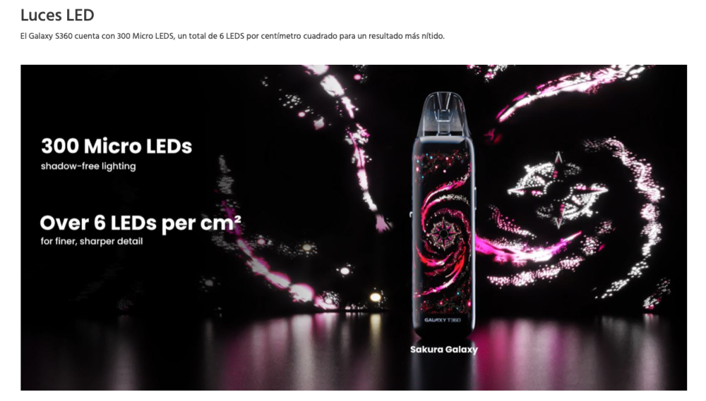 Galaxy T360 1200mah Lost Vape - Ítem6