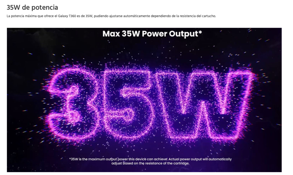 Galaxy T360 1200mah Lost Vape - Ítem8