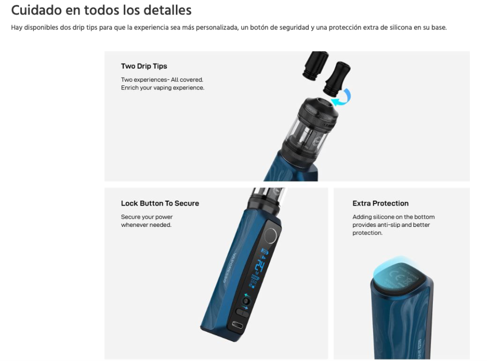 OFERTA!!! Kit GTX ONE PRO 3000mah 40W + X Tank T 2ml Vaporesso - Ítem10