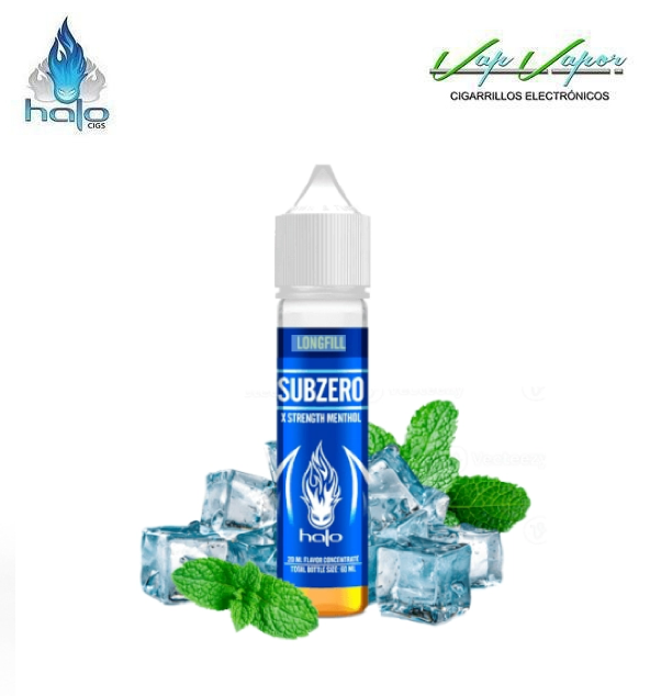 AROMA Halo SUBZERO 20ml (longfill botella 60ml) mentolado extra fresco 