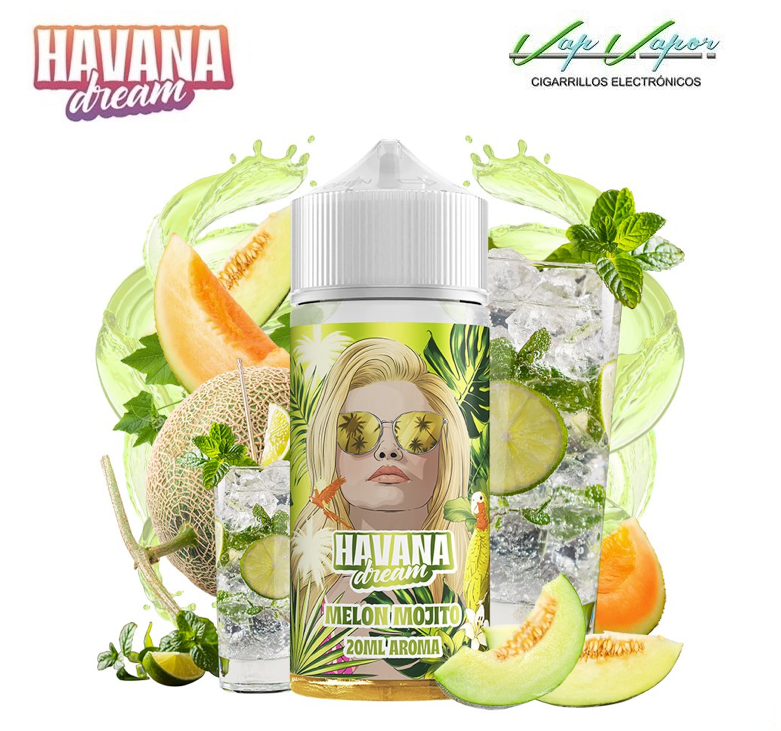 AROMA Melon Mojito Havana Dream 20ml Longfill (en botella de 120ml)