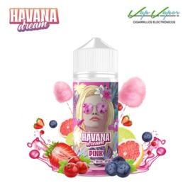 Havana Dream Pink 100ml (0mg) Strawberry, Currant, Cotton Candy