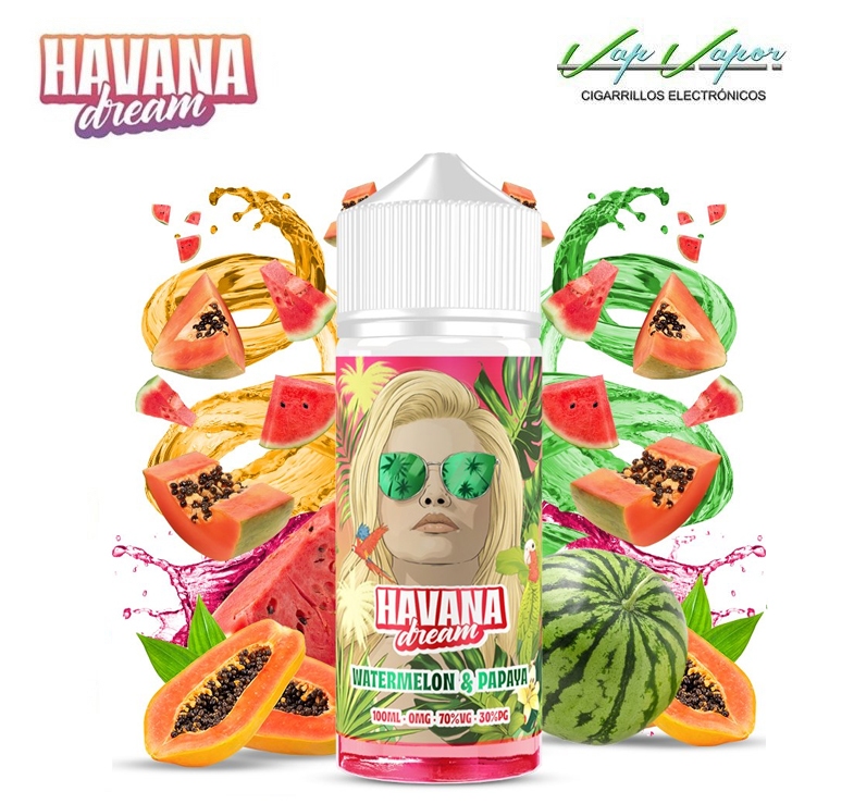 Havana Dream Watermelon Papaya 100ml (0mg) 