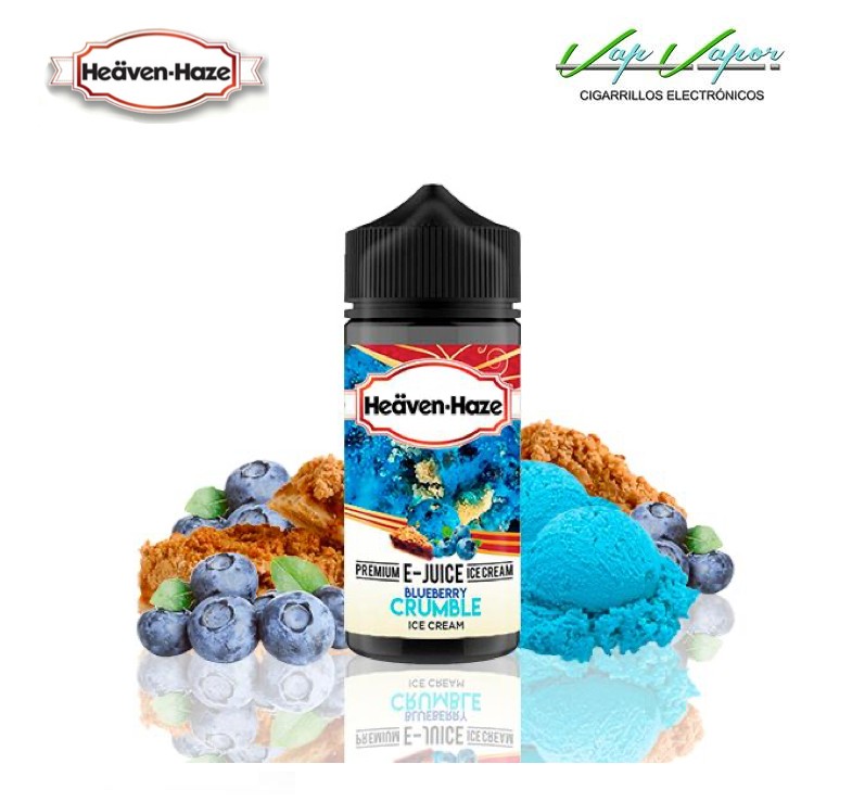 Blueberry Crumble Heaven Haze 100ml (0mg) Helado de Crumble y Arándanos