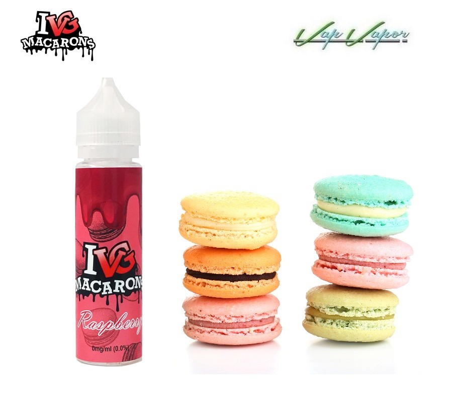 I VG Macarons Raspberry 0mg 50ml booster
