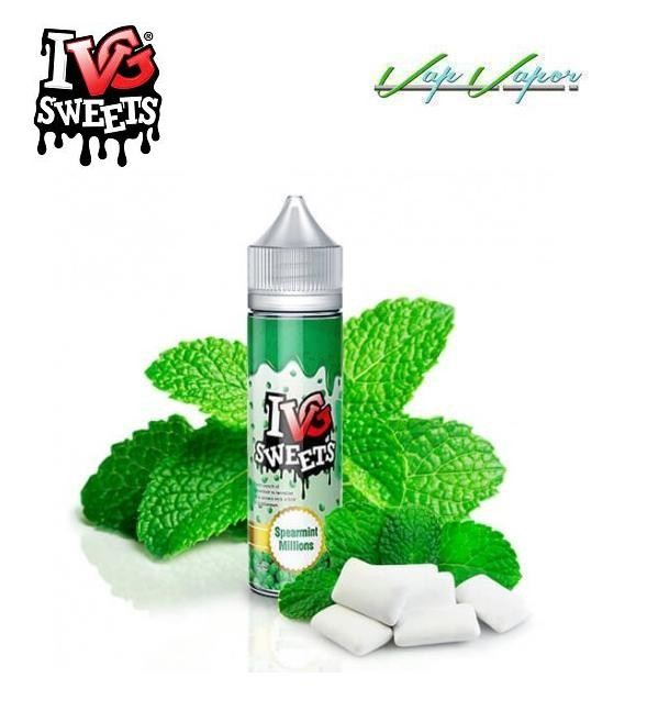 I VG Sweets Spearmint Millions 0mg 50ml Menta Verde chicle 